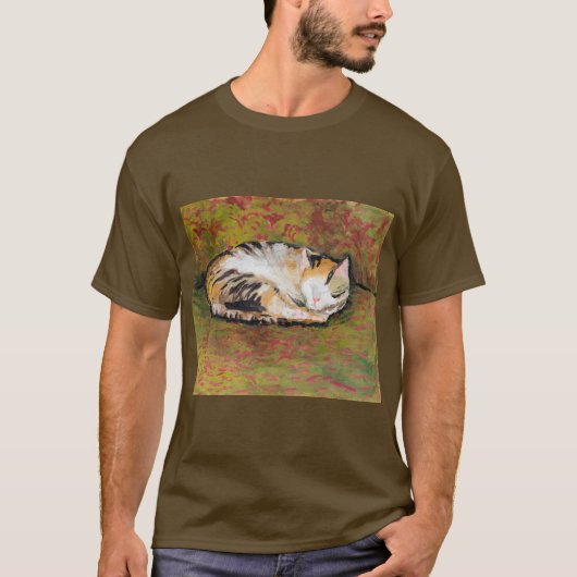 ネコ威厳があるTシャツ Tシャツ (正面)