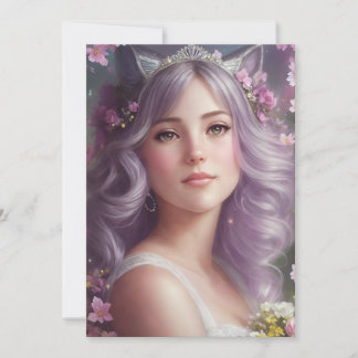 ネコ娘の花嫁 招待状