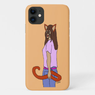 ネコ娘 iPhone 11 ケース