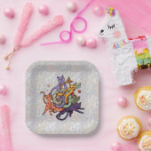 ネコ座 ペーパープレート (パーティー)