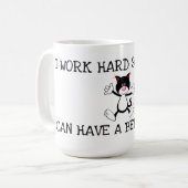 ネコ引用文 コーヒーマグカップ (正面左)