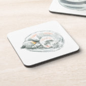 ネコ昼寝 コースター (左側)