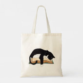 ネコ昼寝、ネコ用トートバッグ、ネコ用トート トートバッグ (裏面)