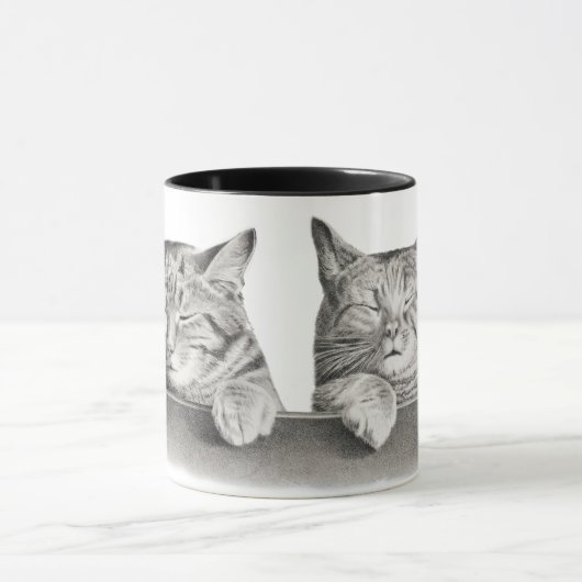 ネコ昼寝 マグカップ (中央)