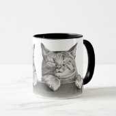 ネコ昼寝 マグカップ (正面右)