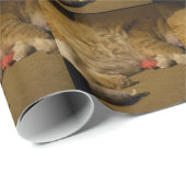 ネコ昼寝 ラッピングペーパー (ロールコーナー)