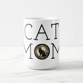 ネコ母ブラックキャットコーヒーマグ コーヒーマグカップ