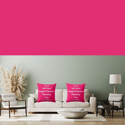 ネコ母プラッシュ柔ら魅力的かな可愛いピおもしろいンク クッション