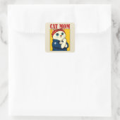 ネコ母マザーズ・デイ スクエアシール (バッグ)