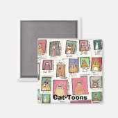 ネコ漫画 マグネット (正面/裏面)