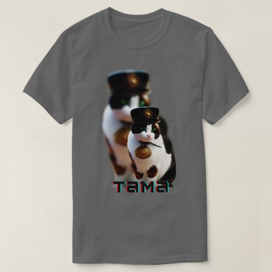 ネコ玉1 Tシャツ (デザイン正面)
