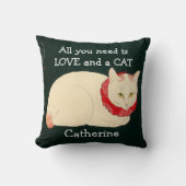 ネコ玉 クッション (正面)