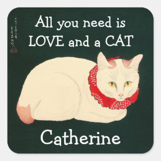 ネコ玉 スクエアシール