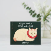 ネコ玉 ポストカード (スタンド正面)