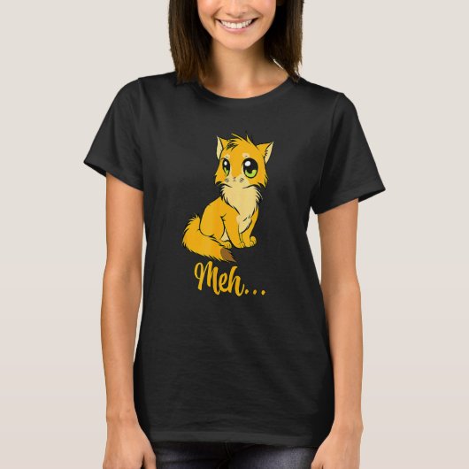 ネコ用の雌猫 Tシャツ (正面)