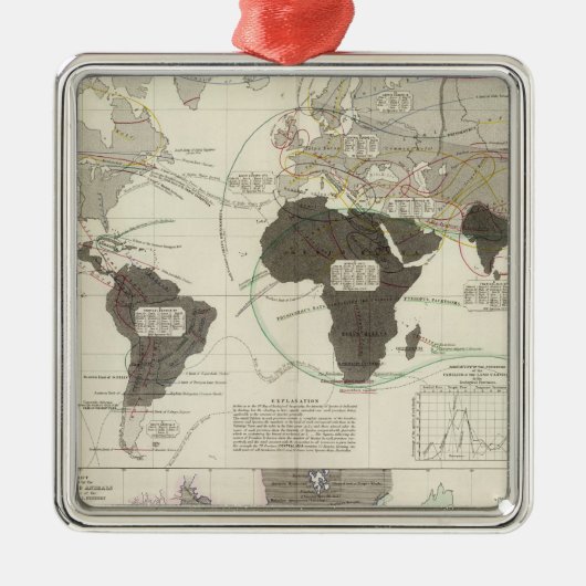 ネコ目 メタルオーナメント (正面)