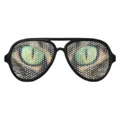 ネコ眼鏡、アイおもしろいグラス アビエーターサングラス (正面)