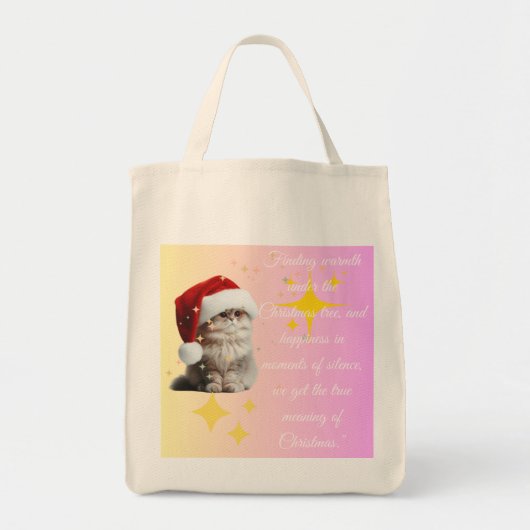 ネコ祝ス トートバッグ (正面)