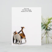 ネコ科の友人レターヘッド レターヘッド (スタンド正面)