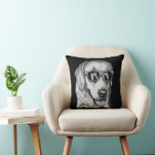 ネコ科の魅了犬の芸術の枕 クッション (椅子)