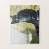 ネコ科跳躍 ジグソーパズル (縦)