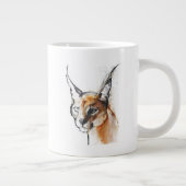 ネコ科 ジャンボコーヒーマグカップ (右)