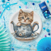 ネコ紙ボウル ペーパープレート (パーティー)