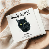 ネコ結婚のカクテルナプキン スタンダードカクテルナプキン