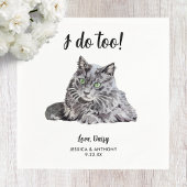 ネコ結婚のカクテルナプキン スタンダードカクテルナプキン