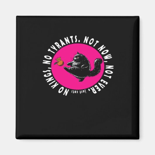 ネコ至上主義Tシャツ マグネット (正面)