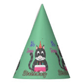 ネコ誕生日 パーティーハット (左)