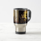 ネコ警告フクロウハロウィーンコーヒーマグ トラベルマグ (正面右)