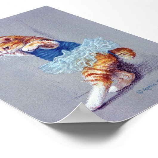 ネコ踊り ポスター (角)