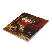 ネコ遊と子猫の椅子 タイル (側面)