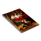 ネコ遊と子猫の椅子 ノートブック (右側)