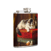 ネコ遊と子猫の椅子 フラスク (右)