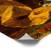 ネコ遊と子猫の椅子 ポスター (角)