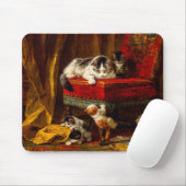 ネコ遊と子猫の椅子 マウスパッド (マウス)