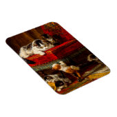 ネコ遊と子猫の椅子 マグネット (右側)