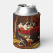 ネコ遊と子猫の椅子 缶クーラー (缶正面)