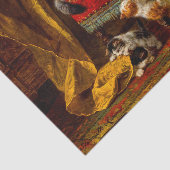 ネコ遊と子猫の椅子 薄葉紙 (詳細)