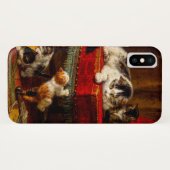 ネコ遊と子猫の椅子 Case-Mate iPhoneケース (裏面(横))