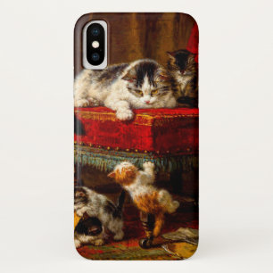 ネコ遊と子猫の椅子 iPhone X ケース
