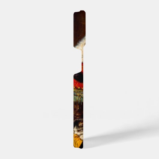 ネコ遊と子猫の椅子 iPhoneケース (右側面)