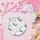 ネコ遊スのテニス ペーパープレート (パーティー)