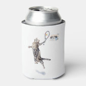 ネコ遊スのテニス 缶クーラー (缶正面)