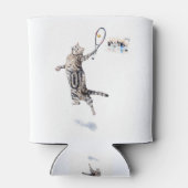 ネコ遊スのテニス 缶クーラー (裏面)