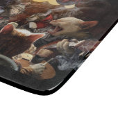 ネコ遊ストランプのポーカー カッティングボード (角)