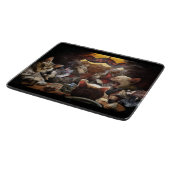 ネコ遊ストランプのポーカー カッティングボード (角)