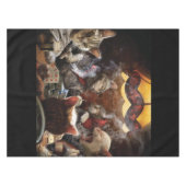 ネコ遊ストランプのポーカー テーブルクロス (正面(横))